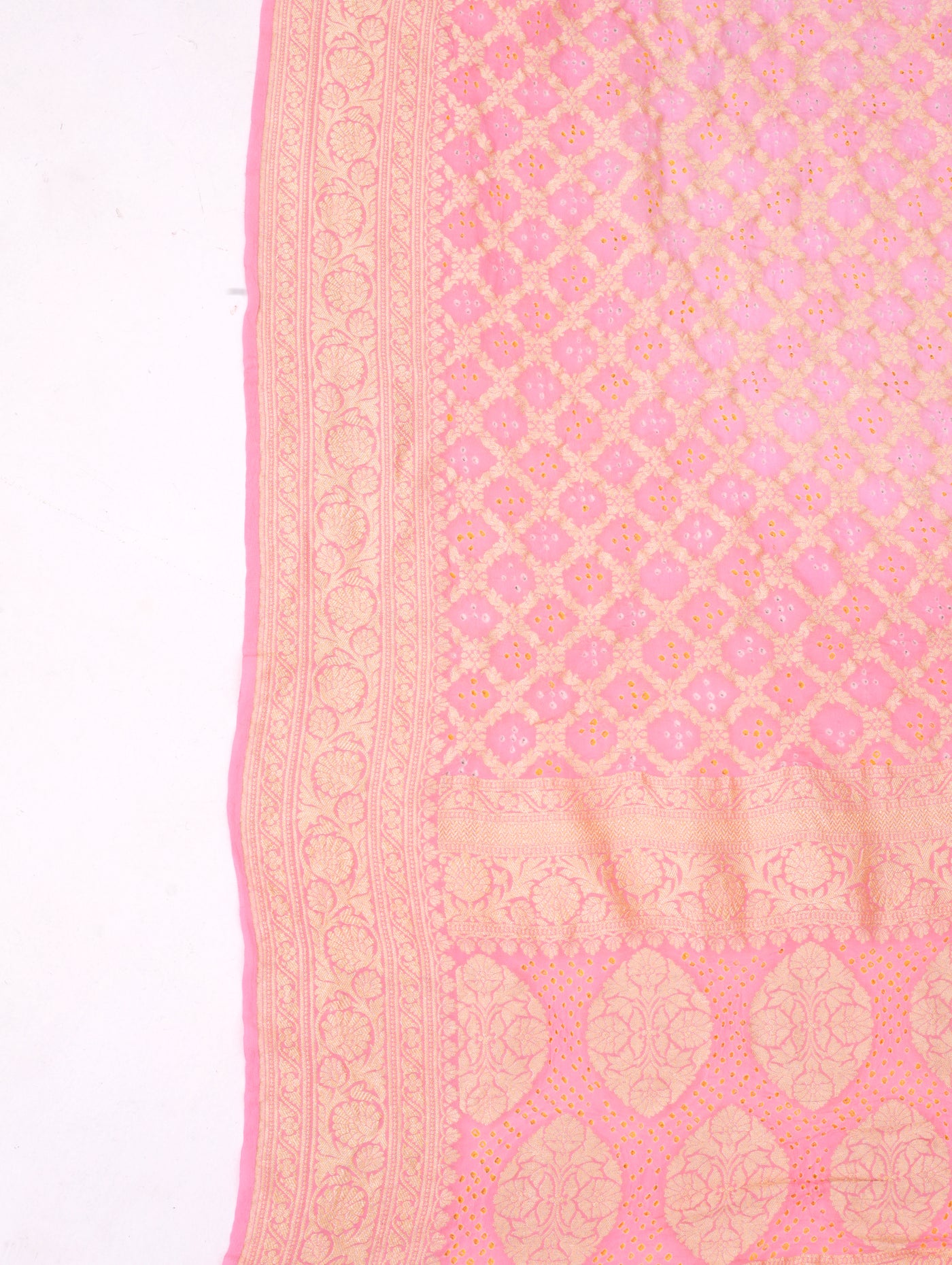 Pink Bandhni Dupatta