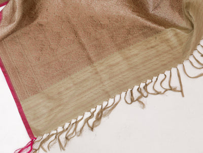 Sage Green Silk Brocade Dupatta