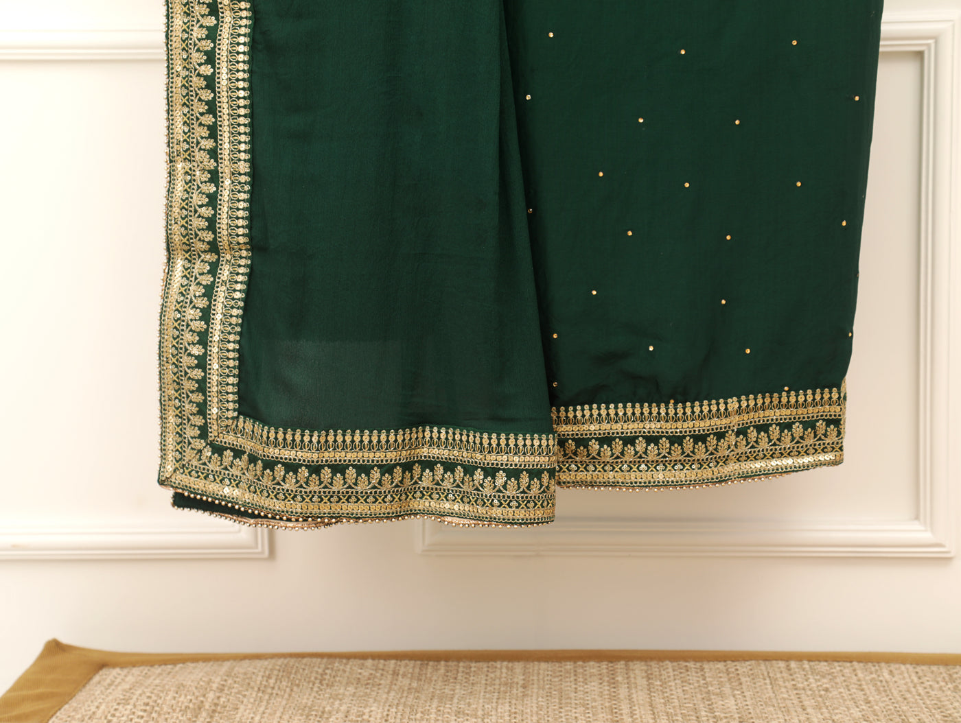 Emrald Green Unstitched Suit Set