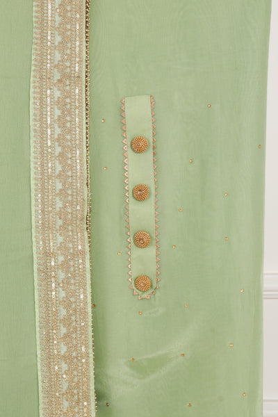 Mint Green Unstitched Suit Set