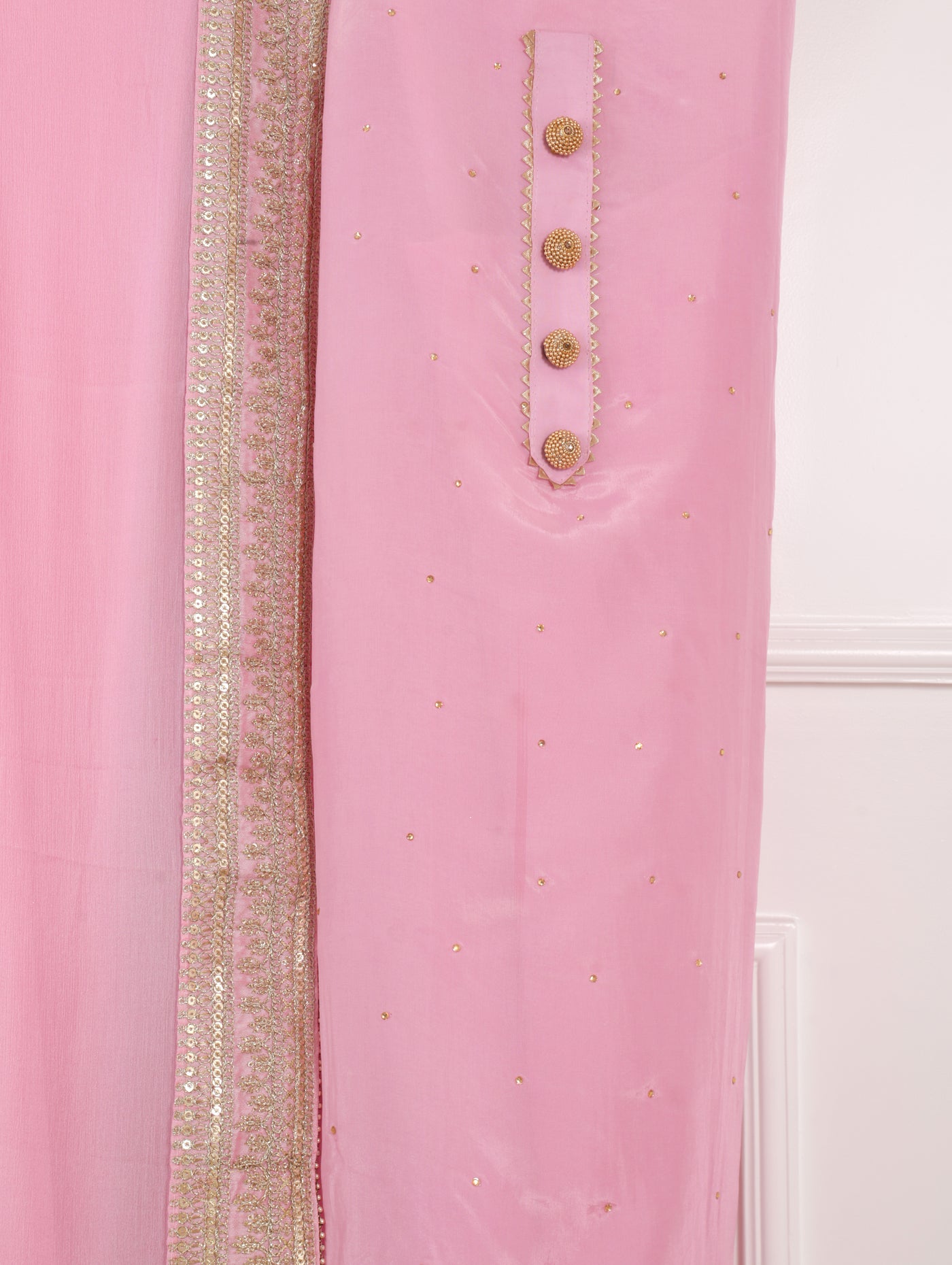 Light Pink Unstitched Suit Set