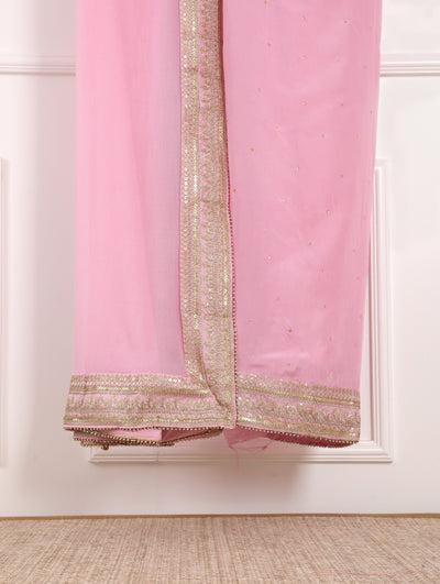 Light Pink Unstitched Suit Set