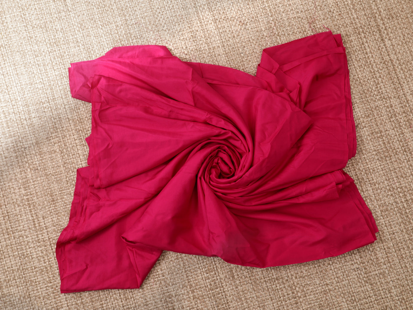 Majenta Pink Pure Silk Fabric